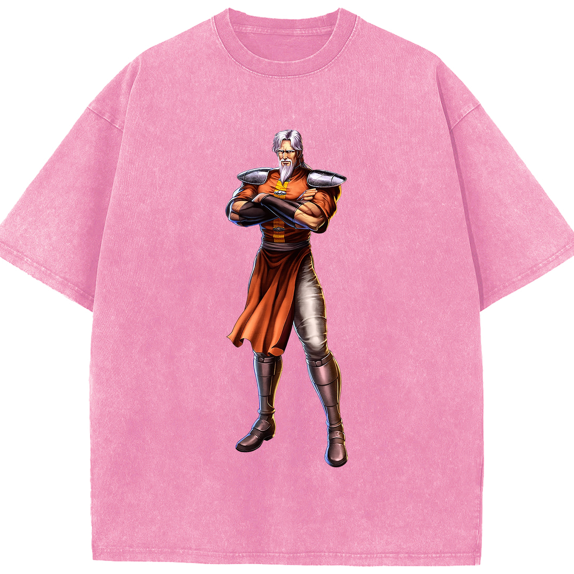 （画像用） 北斗の拳 Fist of the North Star 綿100% ヴィンテージ風 半袖Tシャツ（フロントプリント）